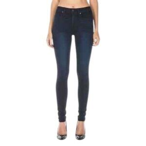 Fidelity Denim Gwen High Rise Skinny Jeans Geneva Blue Size 30 NWT Quiet Luxury